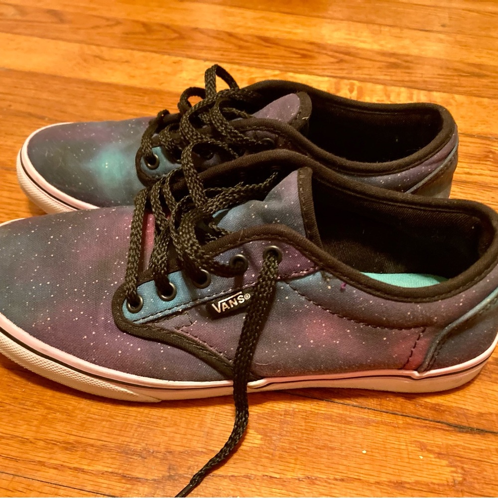 Vans Cosmic Canvas Shoes - Purple and Blue